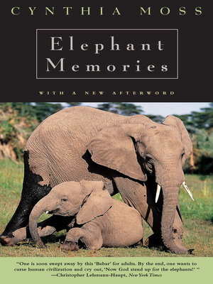 cover image of Elephant Memories